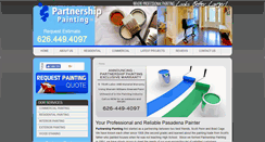 Desktop Screenshot of partnershippainting.com